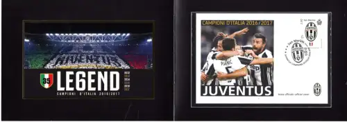 Bolaffi Juventus 2017 SAN MARINO Folder - Fußball
