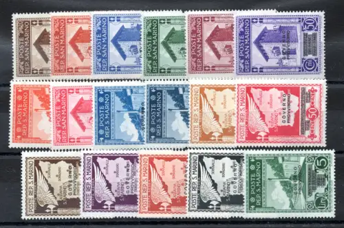 1943 Provisorische Regierung Nr. 266euro276 + Luftpost - postfrisch