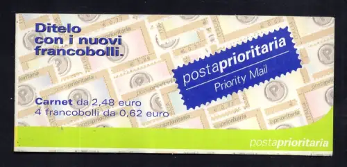 Prioritätspostheft 2002 Sorte verschobener Schnitt