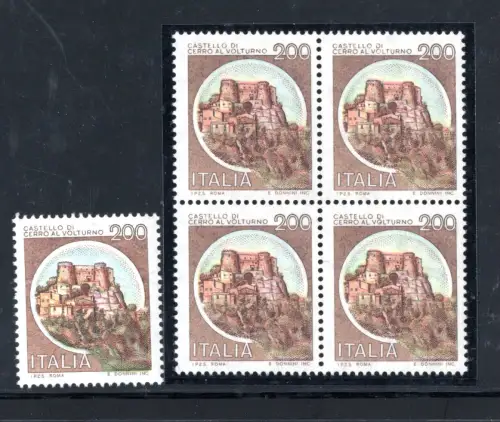 Castelli Lire 200 Quartina Light Blue Print