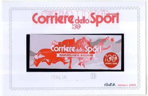 Fußballheft Corriere dello Sport 2025 - Kat. Unikat Nr. LC 2Euro25 - NUR 76 VORHANDEN