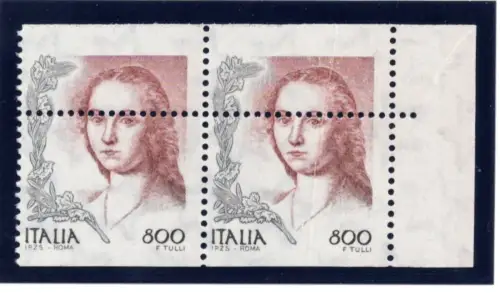 1998 Frau in der Kunst Lire 800 Nr. 2362 verschobene Verzahnung - MNH