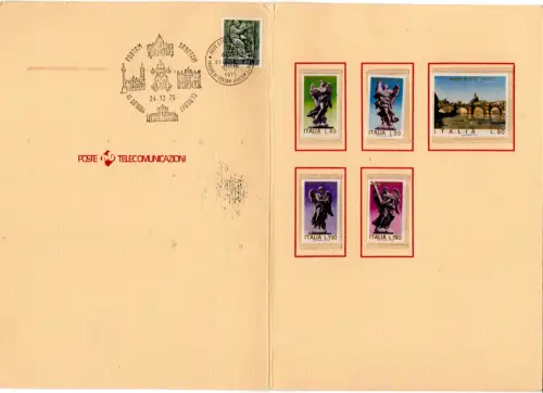 Vorläufer Folder 1975 - Heiliges Jahr Annullierung Heilige Pforte