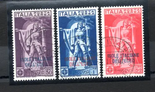 1930 Ägäis Luftpost Nr. 1/3 Ferrucci
