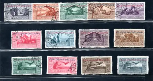 Ägäis - 1930 Vergil Nr. 21/29 + P.A. serie gebraucht