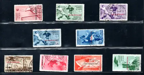 Ägäis - 1934 Fußball Nr. 75/79 + Luftpost Serie gebraucht