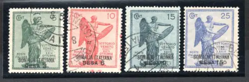 Somalia - 1922 Sieg Nr. 30/33 serie gebraucht
