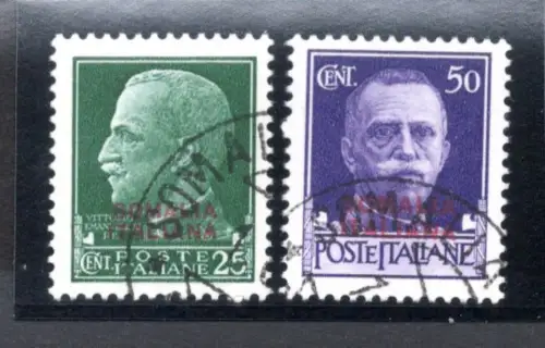 Somalia - 1931 Kaiserreich Nr. 165/166 Serie gebraucht