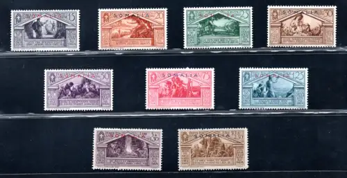 Somalia - 1930 Vergil Nr. 149/157 MNH Serie