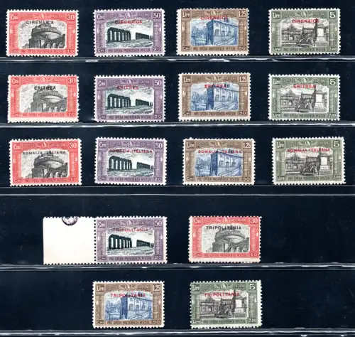 Kolonialreisen - 1928 Miliz II 16 Werte - postfrisch