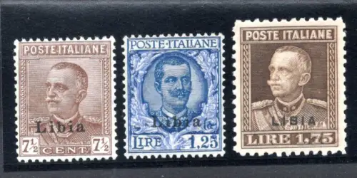 Libyen - Briefmarken aus Italien überdruckt Nr. 78/80 postfrisch