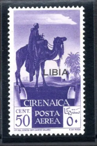 Libyen - Luftpost Cent. 50 Nr. 27 postfrisch