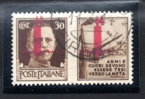 Kriegspropaganda Florenz Cent. 30 Armee Nr. 42 signiert Raybaudi