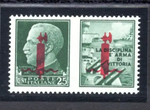 Kriegspropaganda Cent. 25'Marina' Verona Nr. 49A - postfrisch