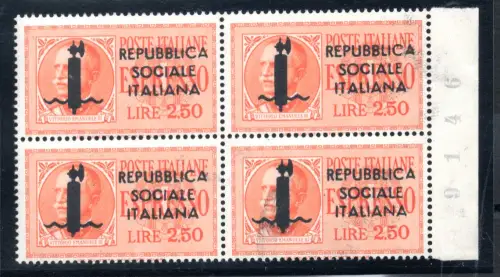 Espresso Lire 2,50 Nr. 22 Auflage Florenz Signatur S. Vignati