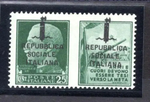 Kriegspropaganda Cent. 25 Florenz Nr. 38ba - postfrisch