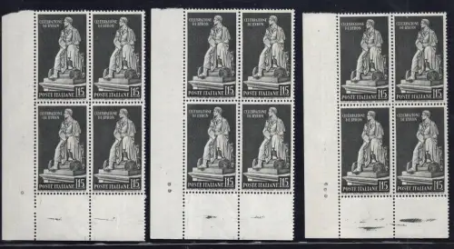 1959 Byron Nr. 859 Die drei Viertel mit Tischzylinder - postfrisch