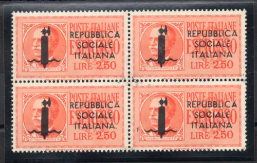 Espresso Lire 2,50 Nr. 22 Auflage Genua Viertel Pos. 32 und 37