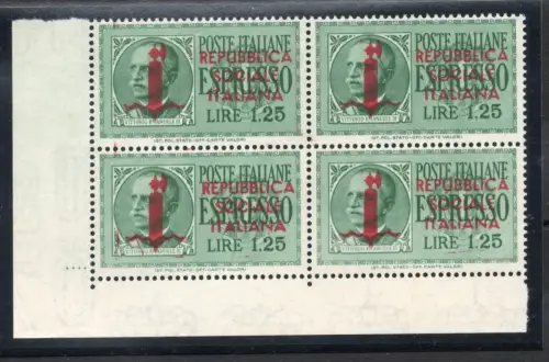 Espresso Lire 1,25 Auflage Genua Viertel Pos. 46