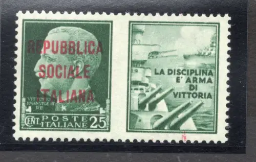 Kriegspropaganda Cent. 25 n. 25B Überdruckbörse - postfrisch