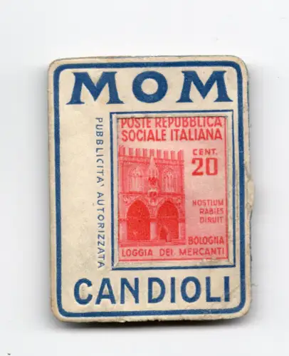 Bedarfsmarke MOM Cent. 20