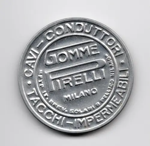 Pirelli Cent Bedarfsmarke. 10