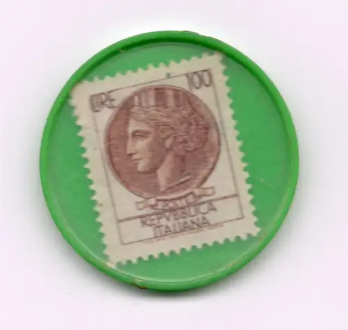 Notmarke ASCOM MODENA grün Lire 100 Syrakus
