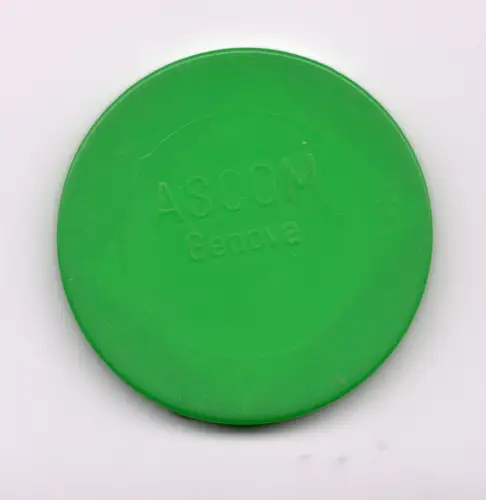Notmarke ASCOM GENUA grün Lire 100 Syrakus