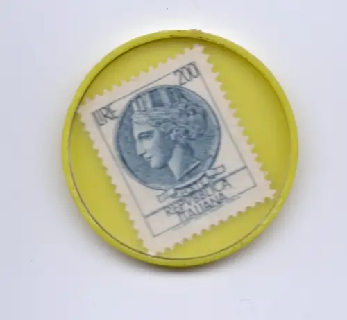 Notmarke TYP ASCOM gelb Lire 200 Syrakus