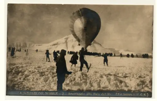 Flugzeug Italien - Edle Expedition Postkarte Nr. 2 - Landung