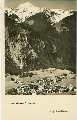 Mayrhofen v.1934 Stadtansicht (17597)