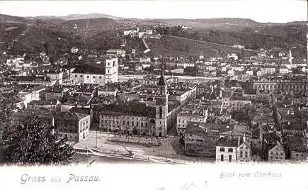 G. a. Passau v.1903 Blick vom Oberhaus (15035)