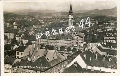 Klagenfurt v.1943 Teil-Stadt-Ansicht (2641)