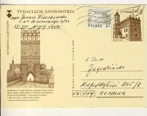Tysiaclecie Sandomierza v1985 OCHRONA ZABYTKOW(35099)