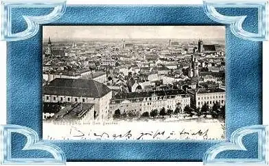 Magdeburg v. 1906  Teil-Stadt-Ansicht  (10699-06 )