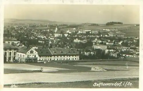 Seifhennersdorf v. 1927 Teil-Dorf-Ansicht (24917)