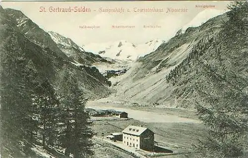 St. Gertraud Sulden v.1907 Touristenhaus und (20094)
