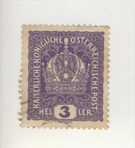 Österreich v. 1900   Kaiserliche Königliche Österreichische Post  3 Heller    (240)