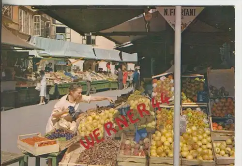 Bozen v. 1968  Der Obstmarkt --  siehe Foto !!  (29093)