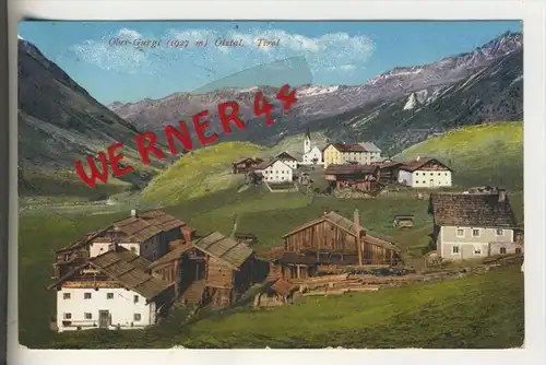 Ober-Gurgl v. 1912  Dorfansicht   (30878)