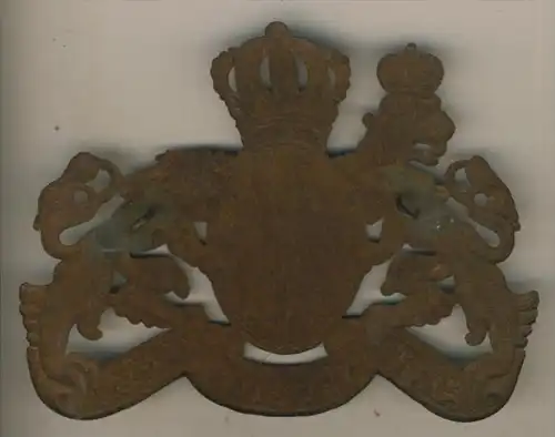Helm-Emblem o.ä. "In Treue fest" von 1910   (40881)