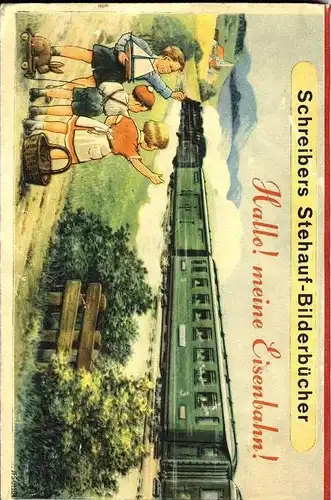 SCHREIBERS STEHAUF-Bilderbücher -- Hallo! meine Eisenbahn!  (AG 019)