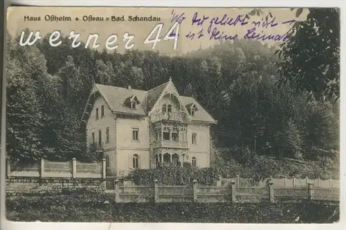 Bad Schandau v.1926 Haus Ostheim,Leiterin Heydler-Schmidt  (16407)