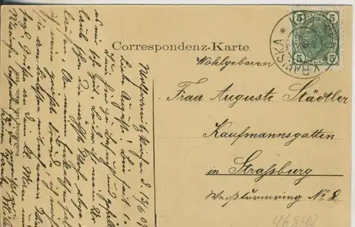 Znaim = Znojmo v. 1907  Thayatal gegen Rabenstein  (46840)
