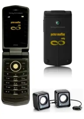 Sony Ericsson Z555i Peter Maffay Edition Z 555 Handy mit Lautsprecher und Ladegerät !! (Ma1)