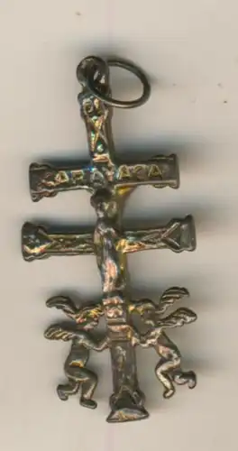 Caravaca-Kreuz / Doppelkreuz mit Engel  (Kreuz/ Engel 1)