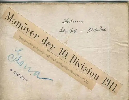Manöver der 10. Division 1911 -- Schwerin-Rewitsch-Militsch  (50399-46)