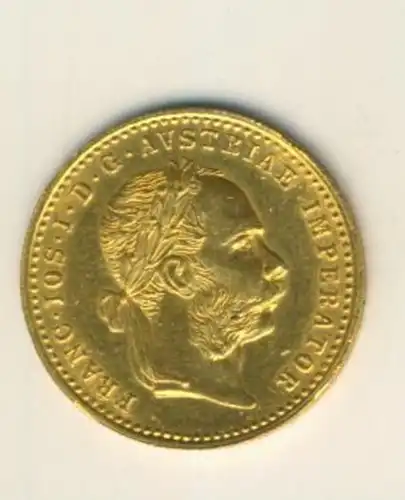 1 Dukat 1915, Gold Franc IOS I D G Avstriae Imperator (Gold-Münzen 40499-61)