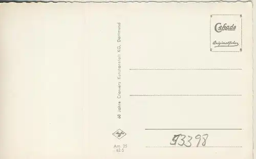 Amecke v. 1962  Dorfansicht mit Sorpesee  (53398)