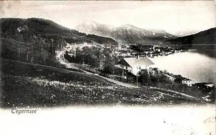 Tegernsee v.1904 Dorfansicht---schöne AK  (14031)